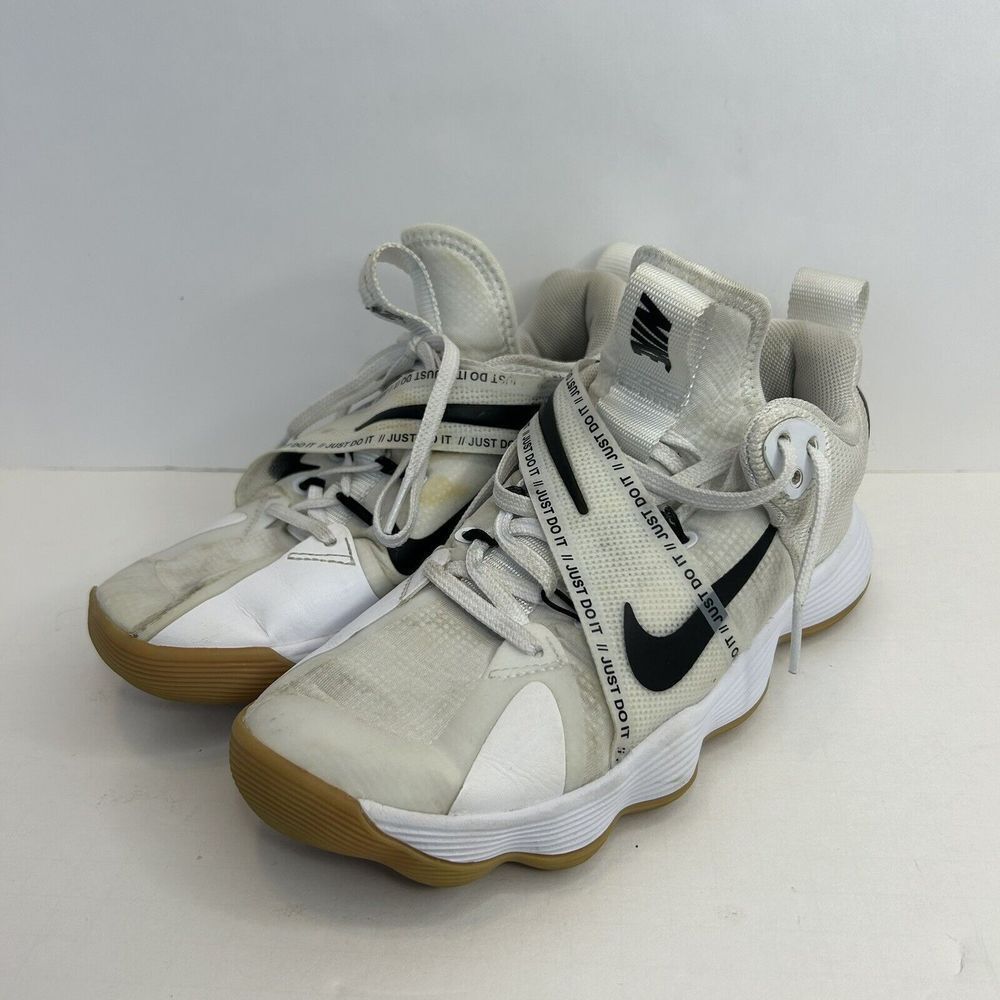 Nike React Hyperset White/Black Volleyball Sneakers S… Gem